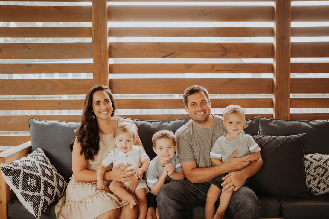 The Hewitt family — Earl and Alison Hewitt with their sons Zeke, Deasy and Mack