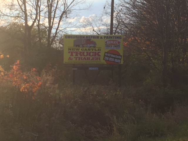 Hewitt Outdoor billboard on Route 422 in Rose Point