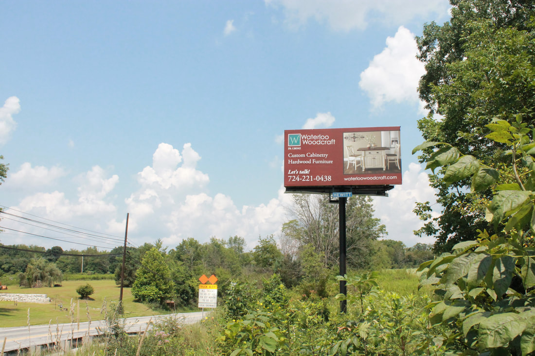 Hewitt Outdoor billboard on Route 217 south of Blairsville, PA